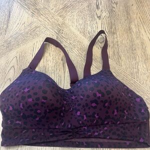 Victorias Secret Purple Leopard Print Women's Bra